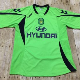 Jeonbuk Hyundai Motors Home football shirt 2007 sponsored by Hyundai