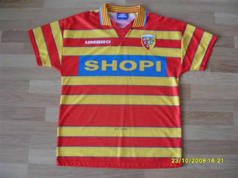 1998-99 Lens Umbro Home Shirt *As New* XL | Vintage Football Shirts
