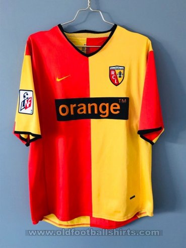 Lens Home football shirt 2001 - 2002