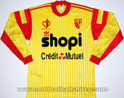 Lens Home football shirt 1990 - 1991