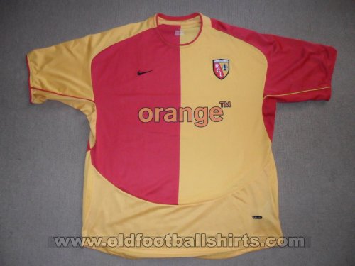 Lens Home camisa de futebol 2003 - 2004