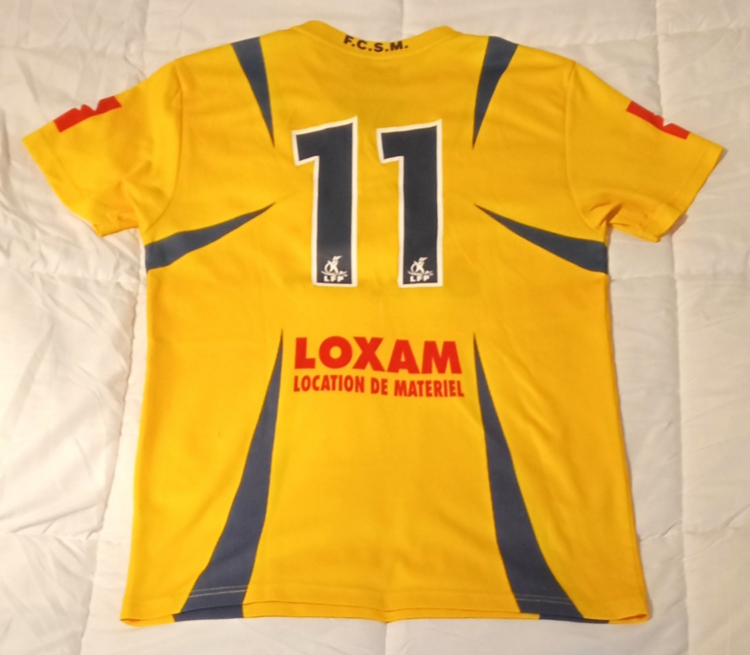 Maillot Gardien FC Sion 2006/07 – Macron, Match Porté, Signé #18, Taille L