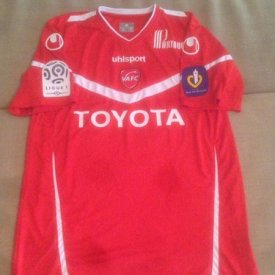 Valenciennes Home football shirt 2011 - 2012 sponsored by Toyota