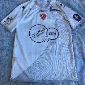 Valenciennes Away football shirt 2011 - 2012 sponsored by Suez Environnement