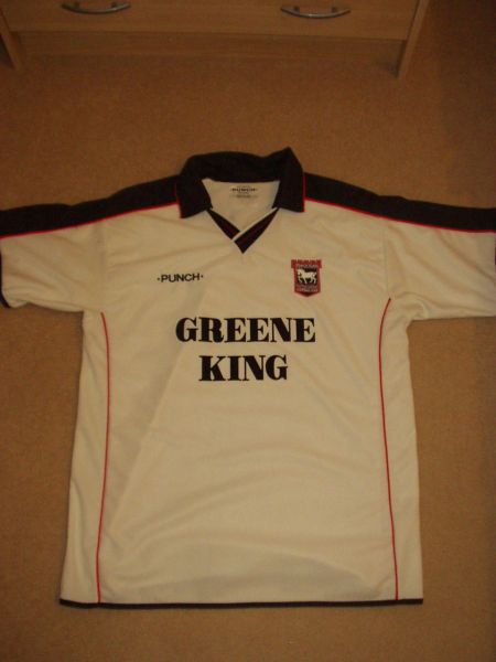 Maillot Domicile Ipswich Town 2006/2007 - Mitre - Taille L Homme - Rare