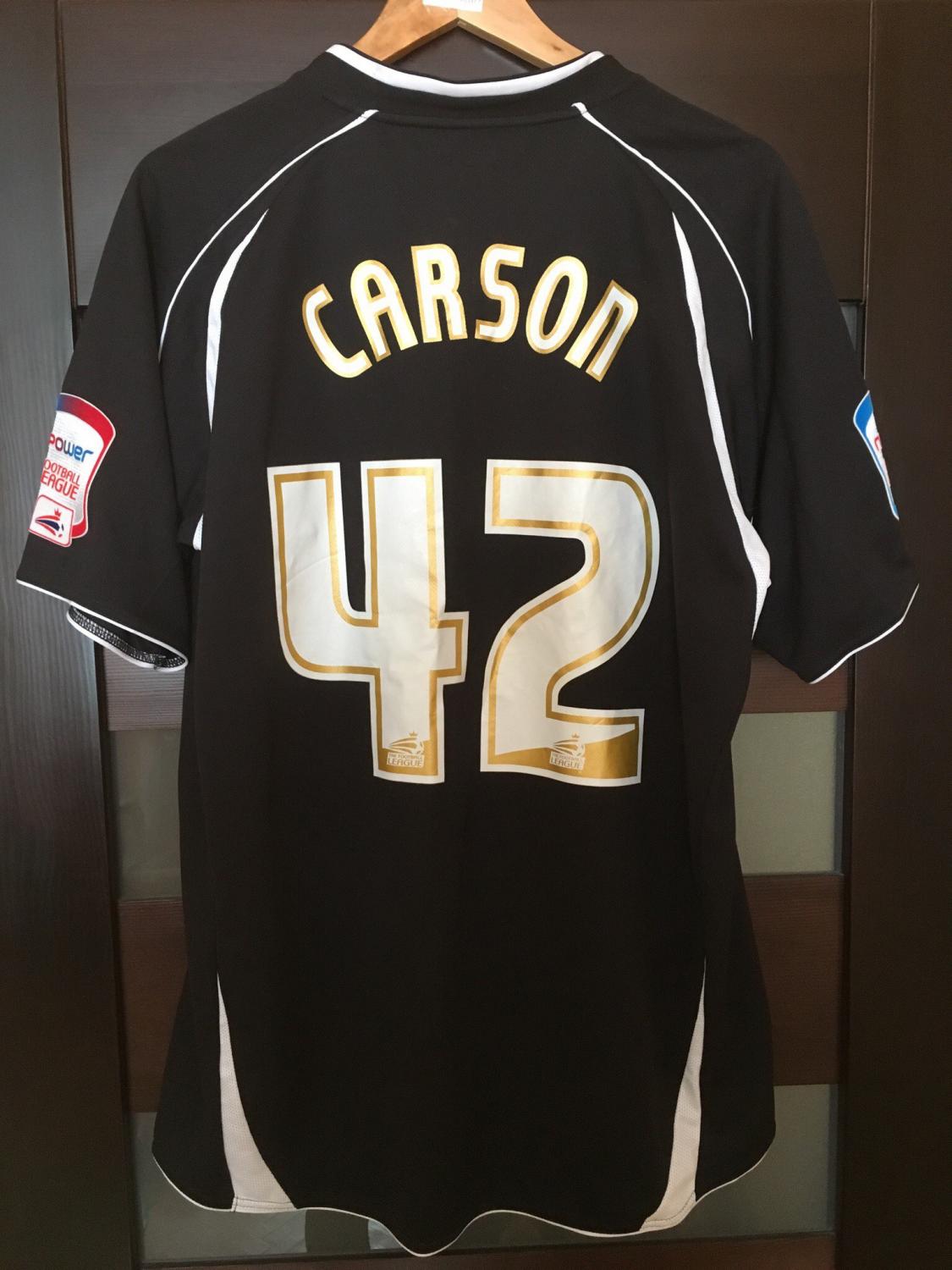 Ipswich Town Away football shirt 2010 - 2011. Sponsored by Marcus Evans