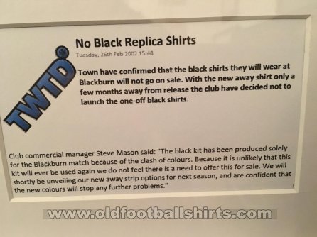 Ipswich Town Special football shirt 2002