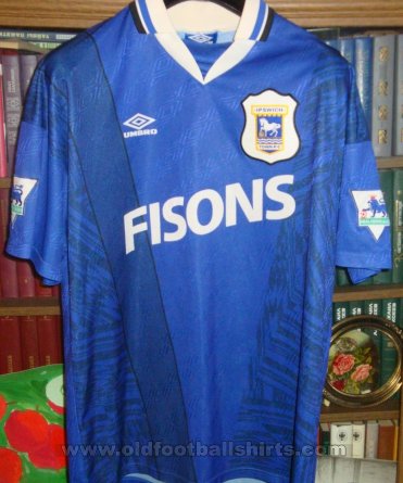 Ipswich Town Home φανέλα ποδόσφαιρου 1994 - 1995