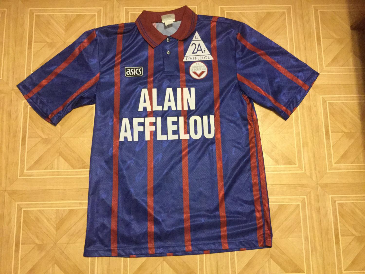 Maillot Vintage Girondins Bordeaux 1995-1996 Réédition – Neuf Sous Pli, XXL Bleu
