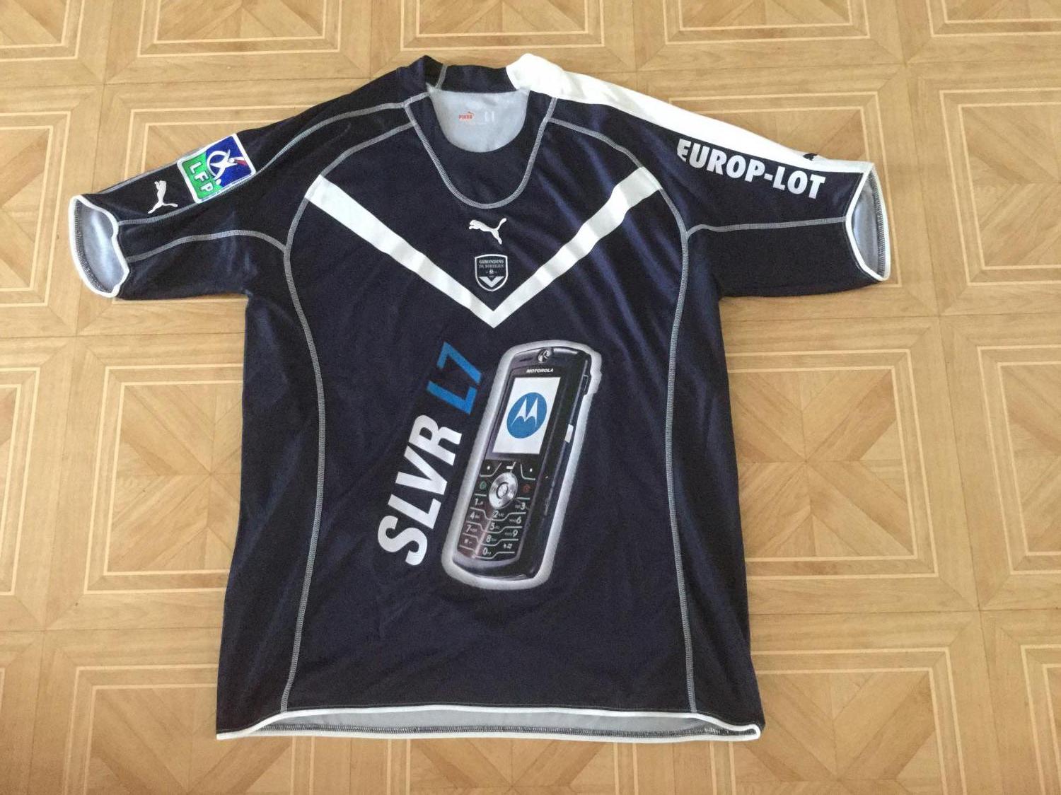 2005-2006 ジロンダン・ボルドー アウェイ ユニ PUMA タグ付 L Bordeaux Special football shirt 2005 - 2006