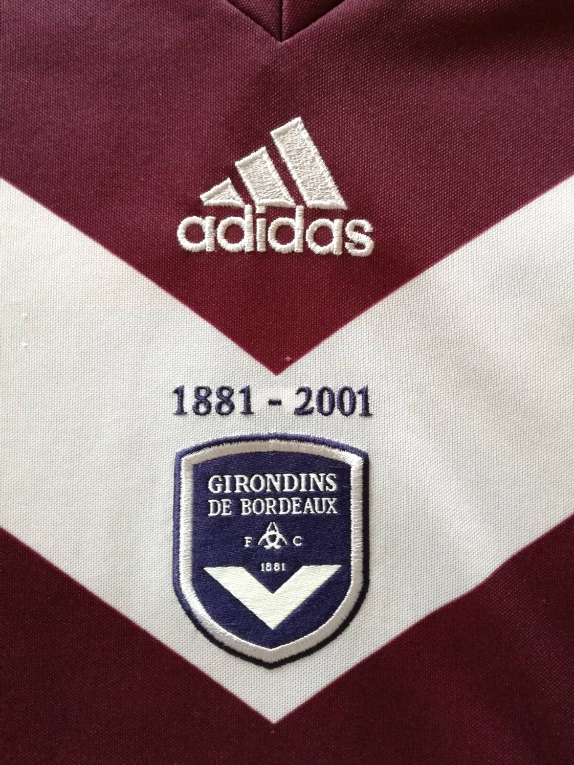 Bordeaux Maillot de coupe Maillot de foot 2002 - 2003