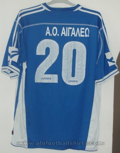 Egaleo F.C. Home football shirt 2010 - 2011