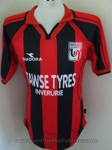 Inverurie Loco Works Home football shirt (unknown year)