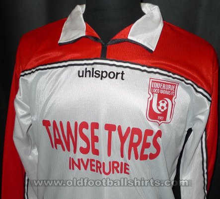 Inverurie Loco Works Home football shirt 2000 - 2002