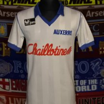Auxerre Home football shirt 1987 - 1988 sponsored by Chaillotine