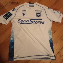 Auxerre Home football shirt 2021 - 2022 sponsored by ServiStores