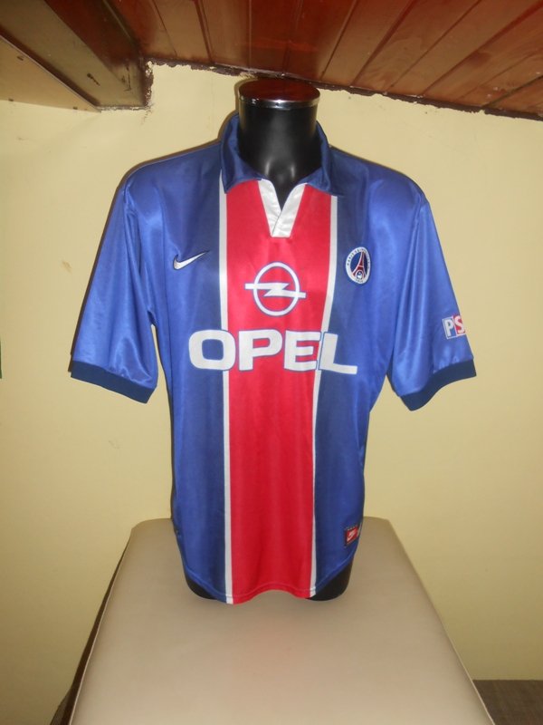 Paris Saint-Germain Home maglia di calcio 1998 - 1999. Sponsored ...