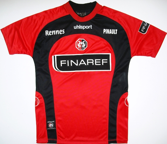 Maillot foot football Rennes 2002-2003 Goal 16 CECH no porté matchworn worn