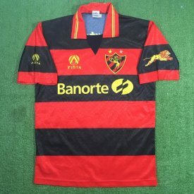 Sport Club do Recife Home football shirt 1992 - 1993 sponsored by Banorte