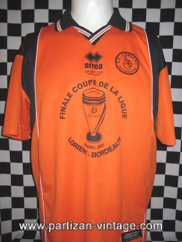 Lorient Home football shirt 2001 - 2002