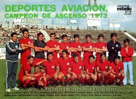 Deportes Aviacion Home football shirt 1973 - 1974