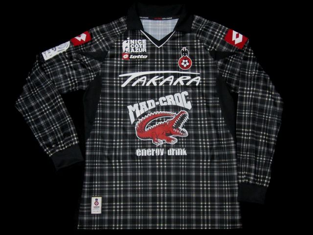 Maillot Gardien OGC Nice 2010-11 Veronese #30 - Lotto Vert - Taille L