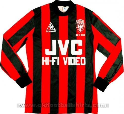 OGC Nice Home football shirt 1981 - 1982