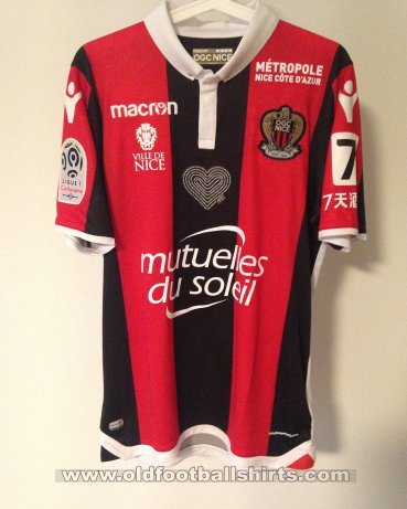 OGC Nice Home football shirt 2017 - 2018