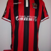 OGC Nice Home football shirt 2016 - 2017 sponsored by Travel with CTRIP
