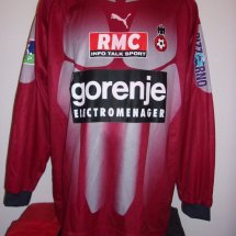 OGC Nice Goalkeeper football shirt 2004 - 2005 sponsored by Gorenje Electromenager