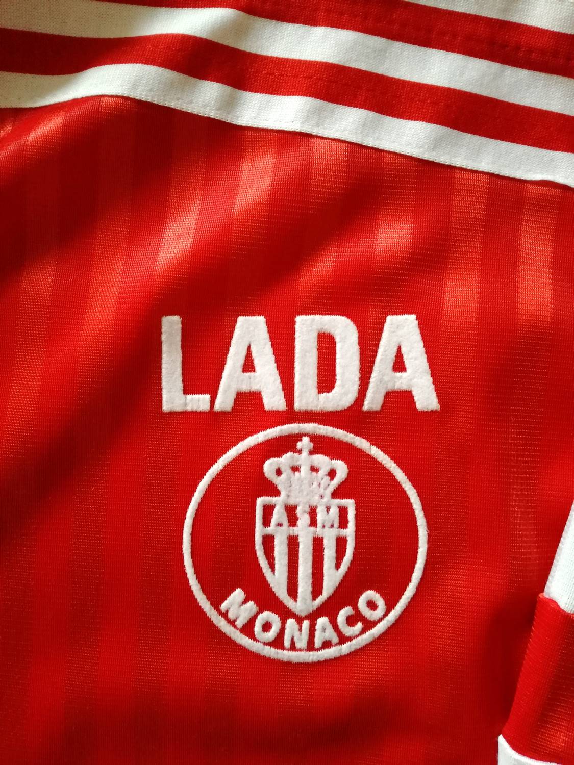 MAILLOT VINTAGE ADIDAS As Monaco - Tamoil - Lada - Canal + // Saison 1992 -Signe EUR 129,99 - FR