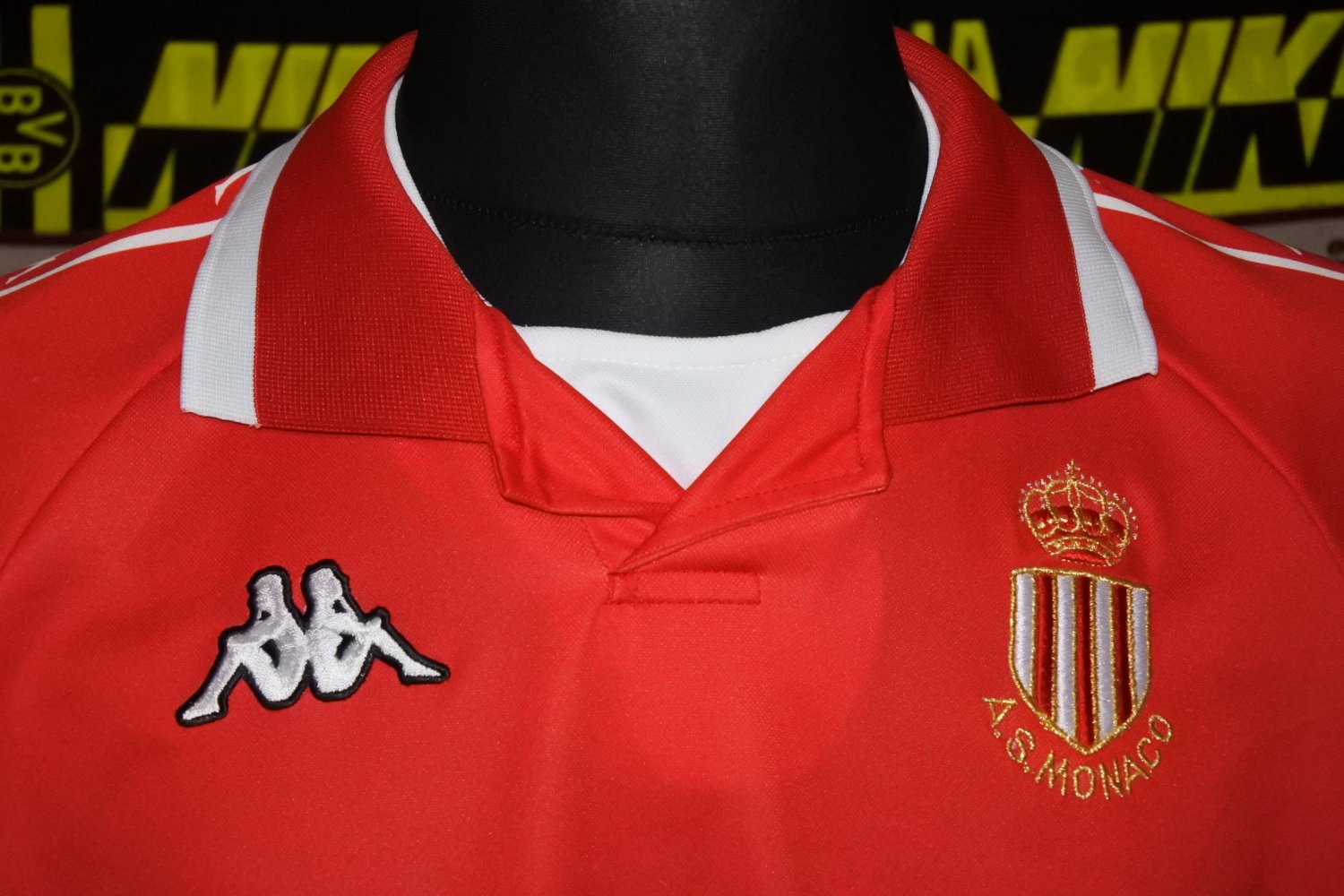 Maillot AS Monaco 1999/2000 – Trezeguet #11 – Kappa – Taille S