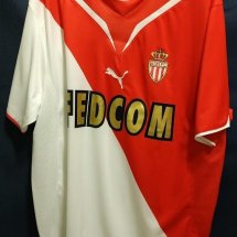 Monaco Home φανέλα ποδόσφαιρου 2009 - 2010 sponsored by Fedcom