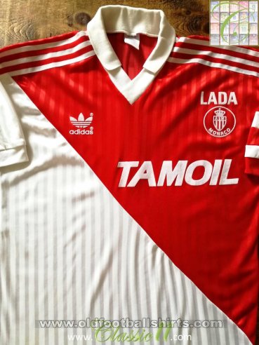 Monaco Home baju bolasepak 1991 - 1992
