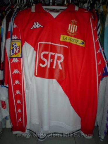 Monaco Home φανέλα ποδόσφαιρου 2000 - 2001