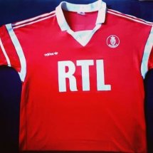 Monaco Home φανέλα ποδόσφαιρου 1989 sponsored by RTL