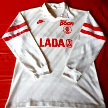 Monaco Home φανέλα ποδόσφαιρου 1989 - 1990 sponsored by Lada