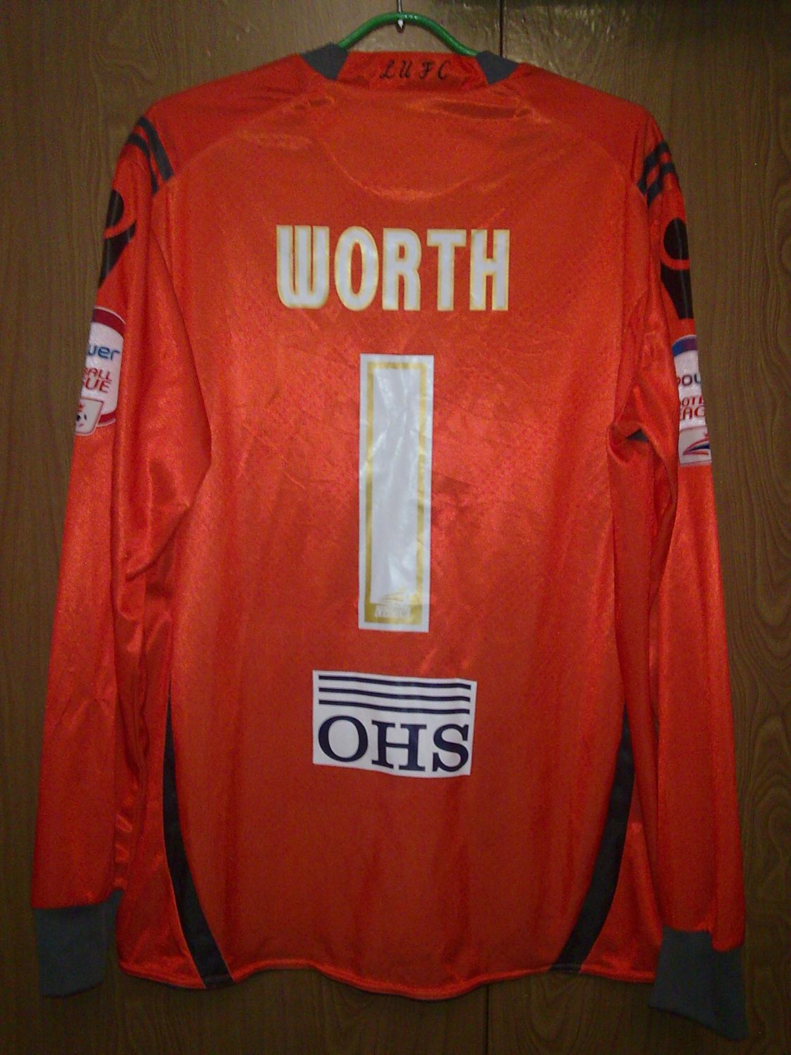 Leeds United Goalkeeper football shirt 2010 - 2011. Sponsored by Netflights.com