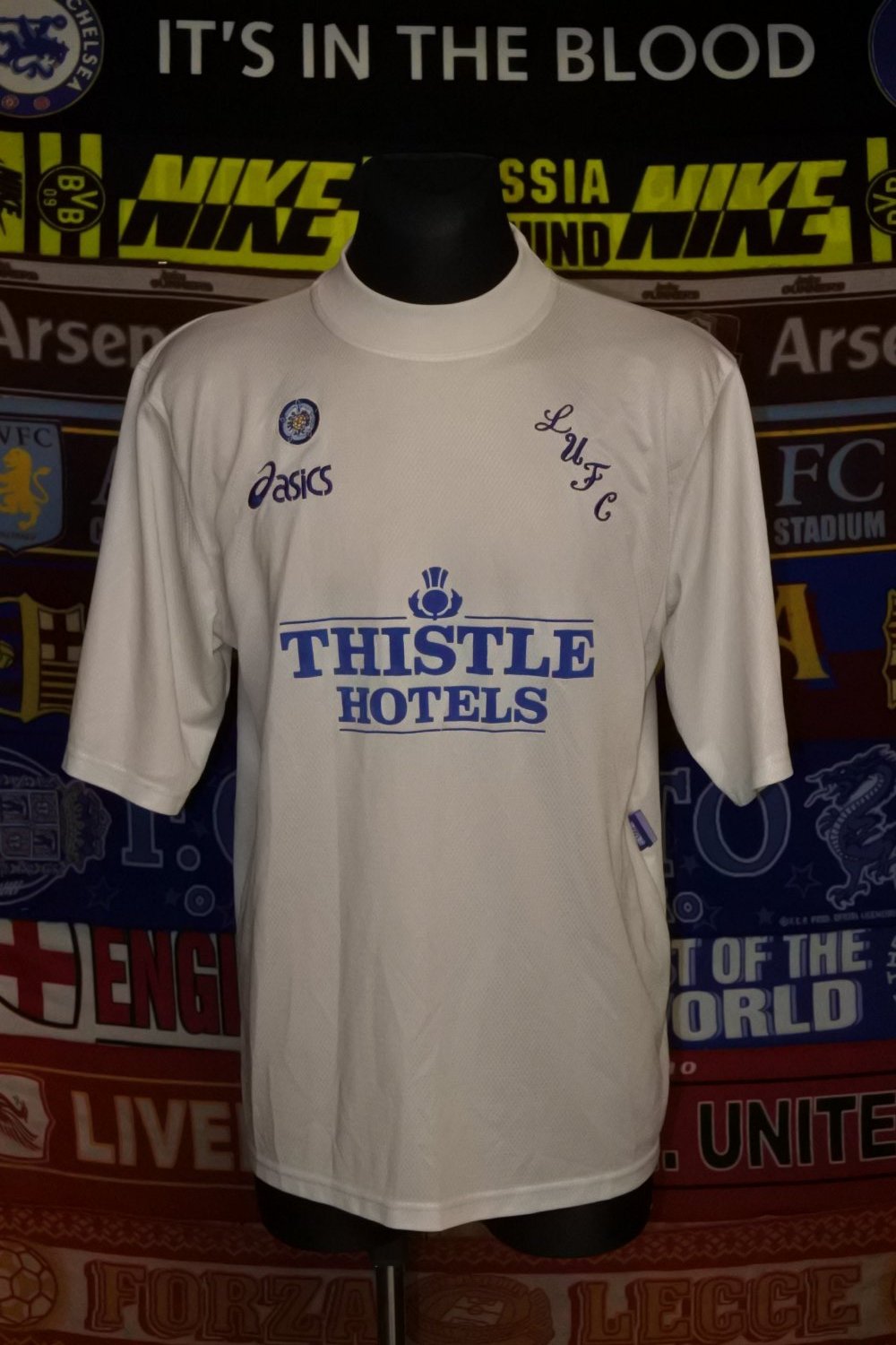 No 21 Yeboah Leeds United Away 1994-1995 Football Nameset for shirt 