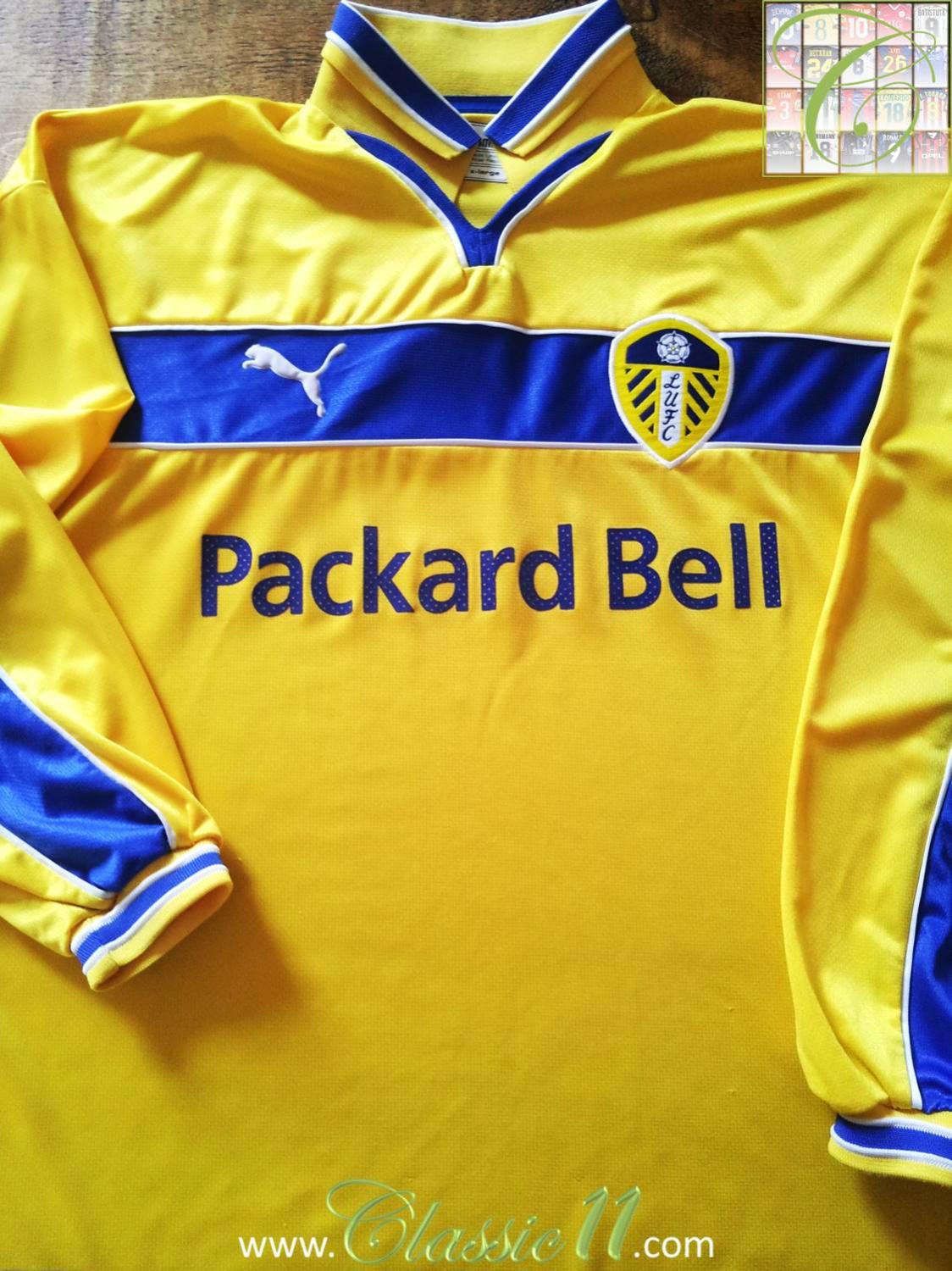 Leeds United Il Terzo maglia di calcio 1999 - 2000. Sponsored by ...