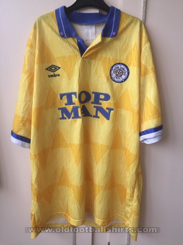 Leeds United Away football shirt 1989 - 1991