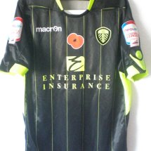 Leeds United Away football shirt 2011 - 2012 sponsored by Enterprise Insurance