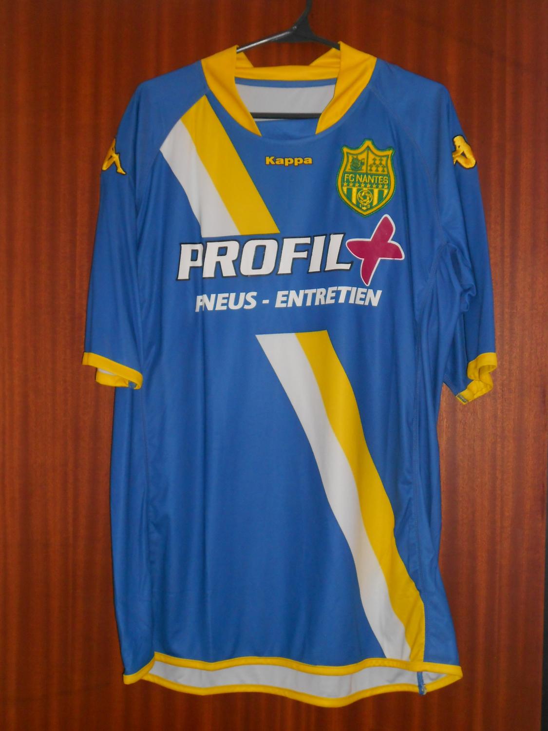 Maillot Foot FC Nantes Domicile 2009-2010 - Kappa - Taille XL - Homme