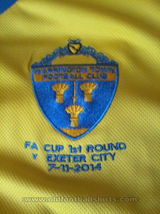Warrington Town Home football shirt 2014 - 2015