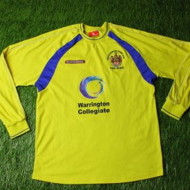 Warrington Town Home football shirt 2006 - 2007 sponsored by Warrington Collegiate