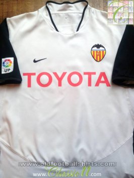 Valencia Home חולצת כדורגל 2003 - 2004