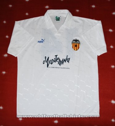 Valencia חולצת גביע חולצת כדורגל 1992 - 1993