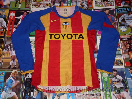 Valencia Away football shirt 2004 - 2006