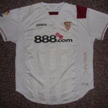 Sevilla Home football shirt 2007 - 2008 sponsored by 888Sport