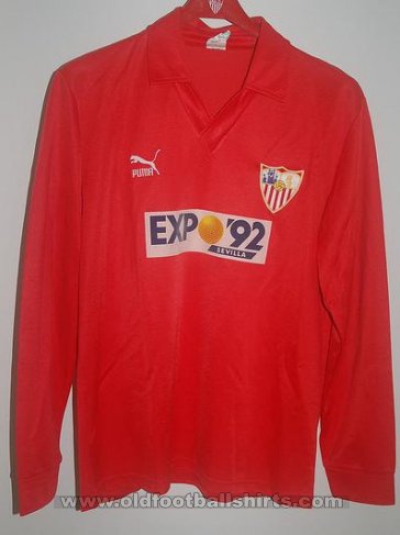 Sevilla Away football shirt 1987 - 1990